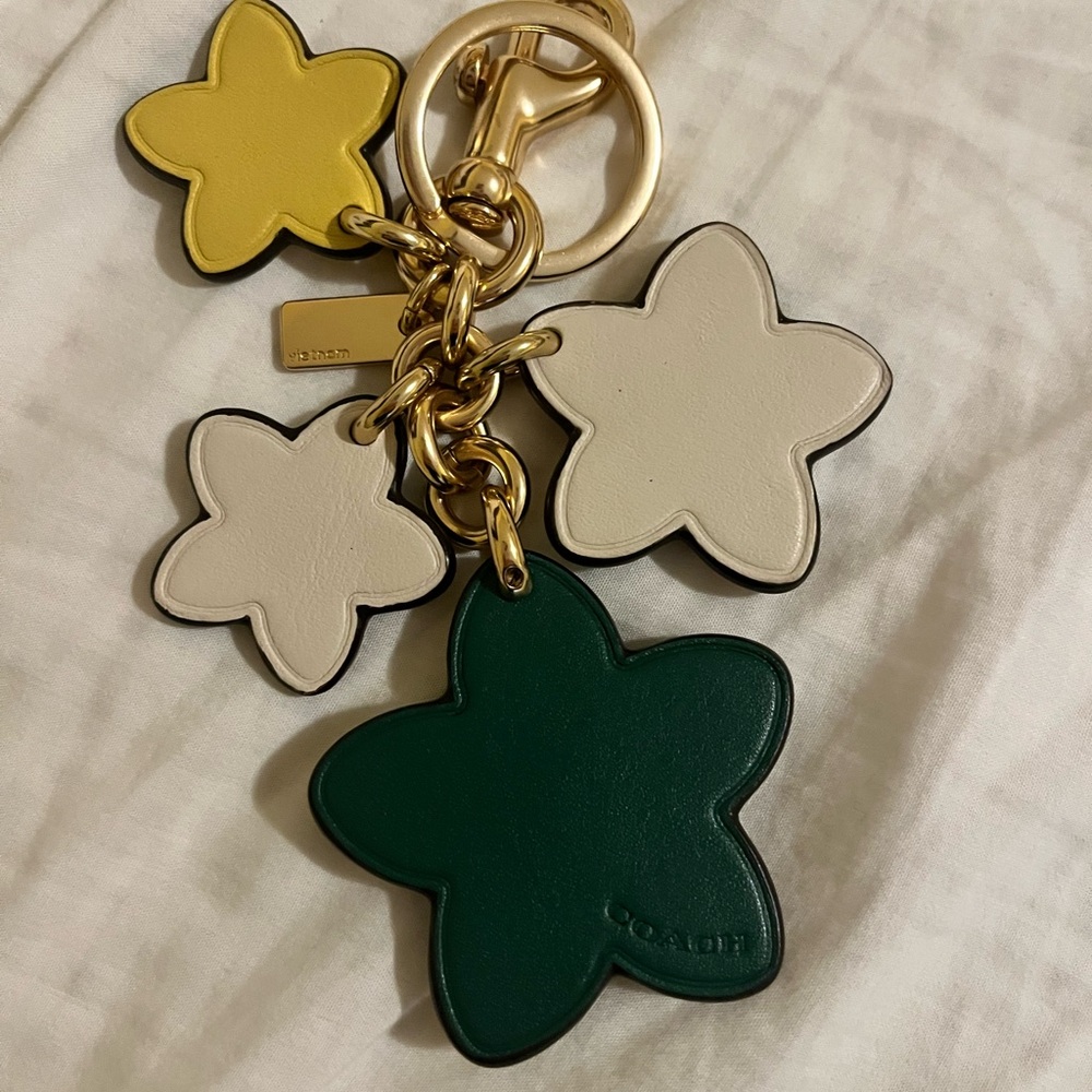 Coach Mystical Floral Wildflower Cluster Bag Charm - Picture 2 of 5